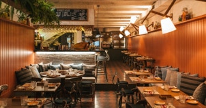 Restaurante Vasco - Porto                                                                                                                                     Mosaico hidráulico 20 x 20cm no restaurante Vasco no Porto