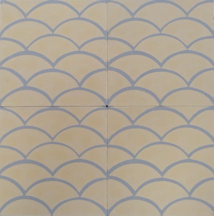 Mosaico Hidráulico Escamas