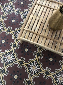 Mosaico hidráulico modelo Gasnier projectado por Saudade Algarve